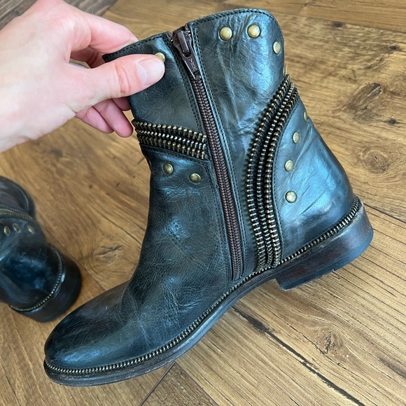 Bed Stu Shoes - Bed Stu short studded booties